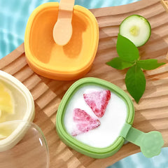 Freezelle Silicone Ice Pop Mold Set | BPA-Free 6-Slot Easy-Release Tray 