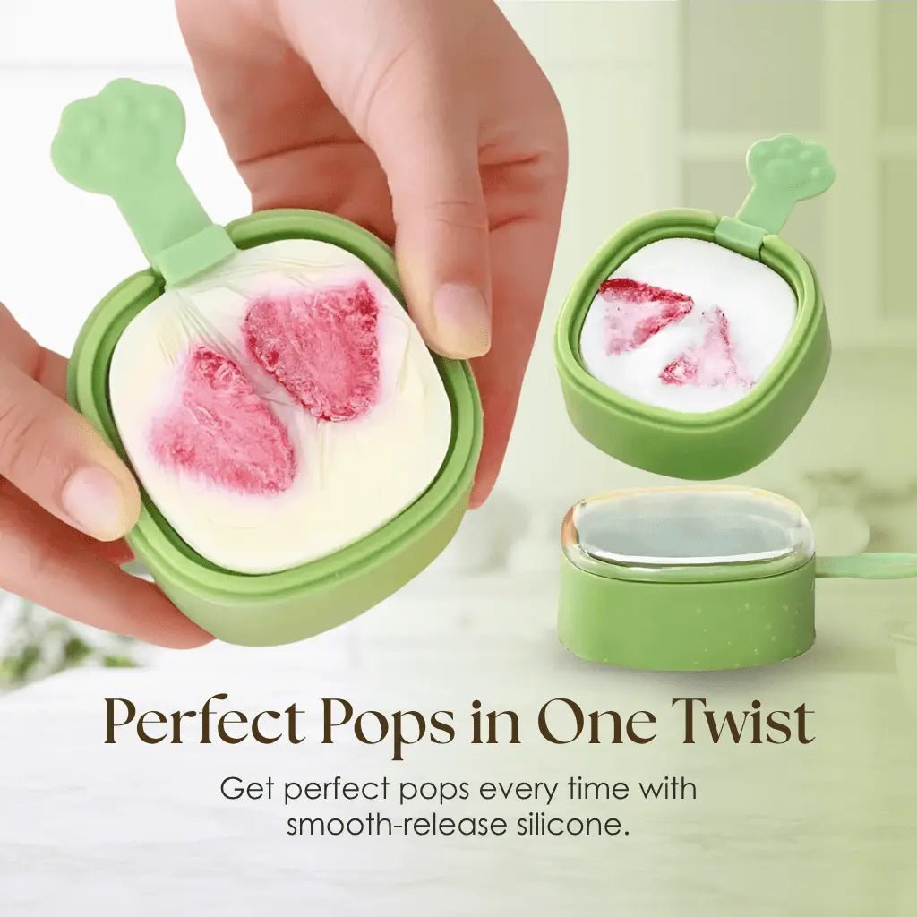 Freezelle Silicone Ice Pop Mold Set | BPA-Free 6-Slot Easy-Release Tray 