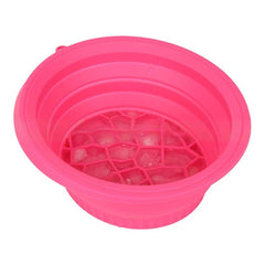 FreshChill Foldable Silicone Facial Basin | 30° Angled Ice-Care Design 