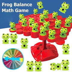 Frog Stack & Balance Skill Game | Family Learning Toy With Dice Play 