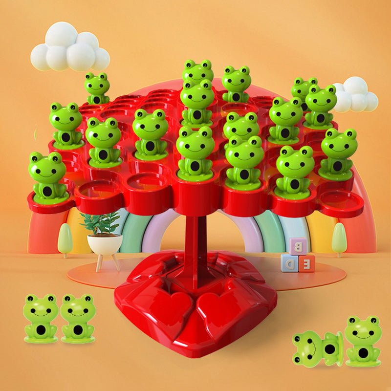 Frog Stack & Balance Skill Game | Family Learning Toy With Dice Play 