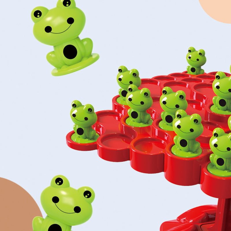 Frog Stack & Balance Skill Game | Family Learning Toy With Dice Play 