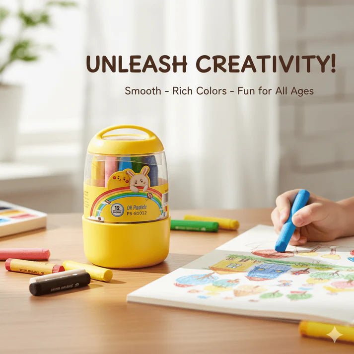 Grove Jumbo Crayons | Easy-Hold Non-Toxic Coloring Set for Toddlers 