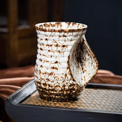 Handcrafted Ceramic Mug with 500ml Capacity – Bold Design and Ergonomic Handle 