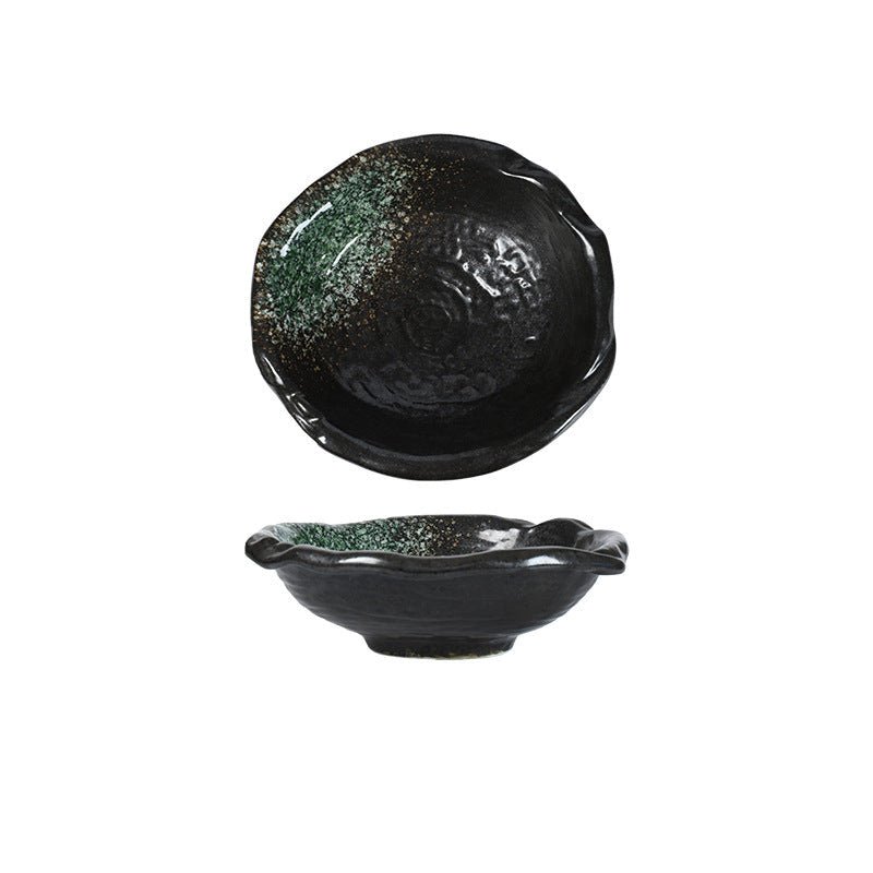 Handcrafted Ceramic Serving Bowl, 8.7 Inch Glossy Rustic Finish Pasta and Fruit Bowl 