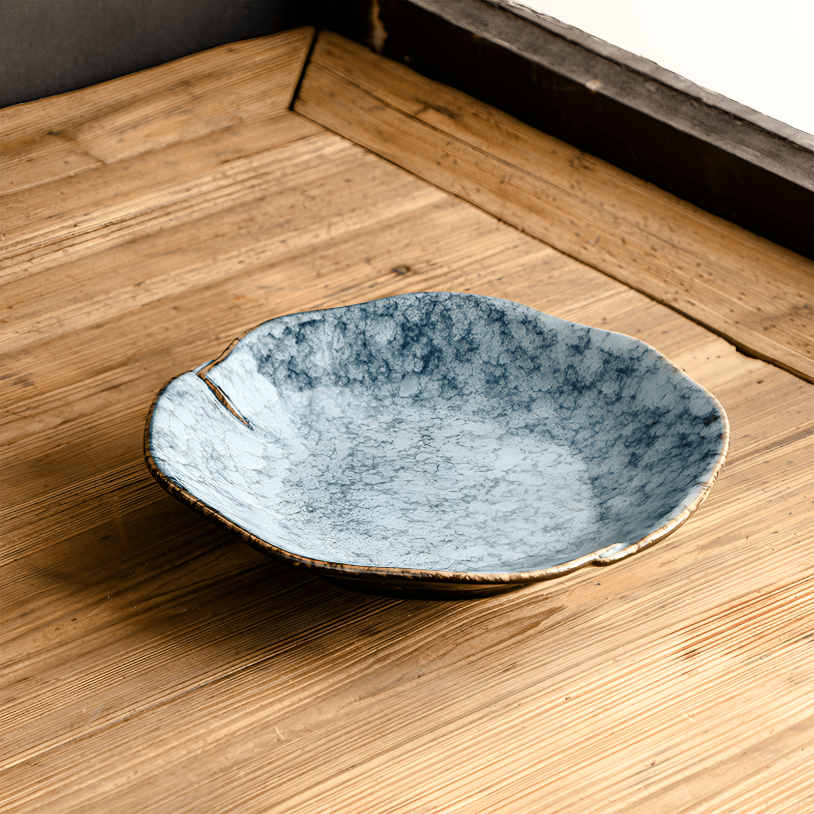 Handcrafted Reactive Glaze Plates – Unique Artisan Design for Stunning Table Presentation 