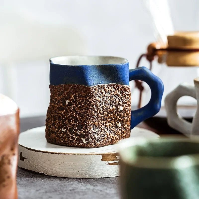 Handcrafted TerraVibe Mug – Unique 300ml Ceramic Cup for Coffee, Tea, and Cocoa 