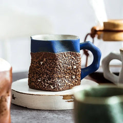 Handcrafted TerraVibe Mug – Unique 300ml Ceramic Cup for Coffee, Tea, and Cocoa 
