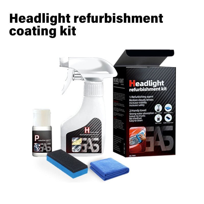 Headlight Restoration  — One Spray Renewal, Instantly Restoring Driving Confidence and Safety Shield 