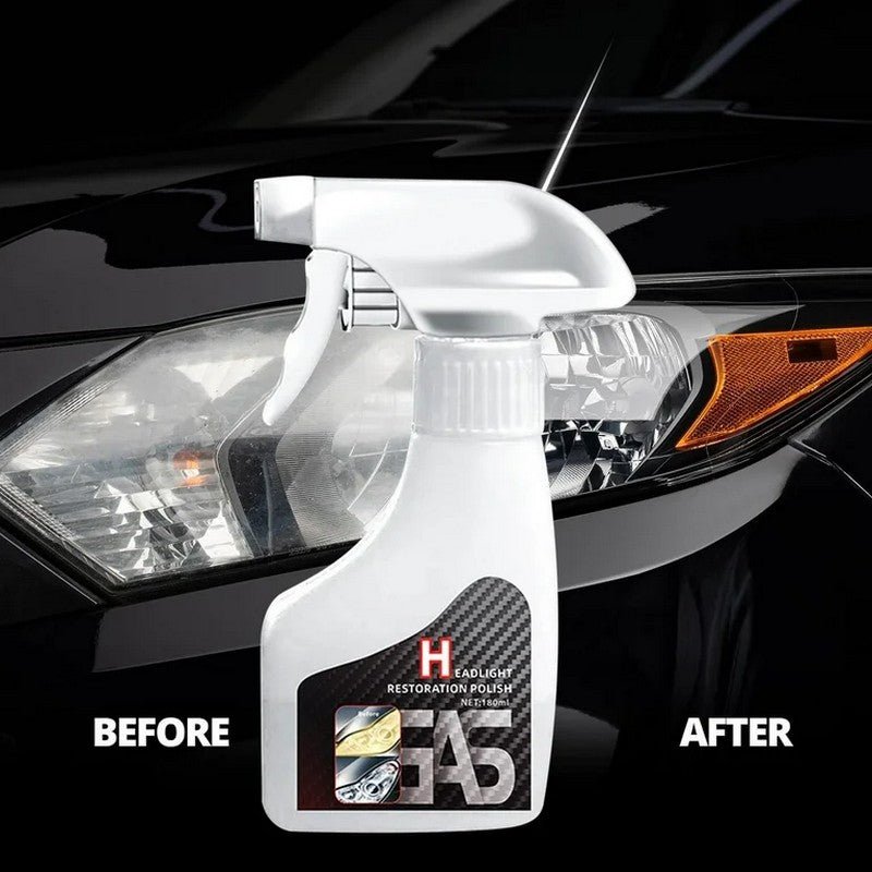 Headlight Restoration  — One Spray Renewal, Instantly Restoring Driving Confidence and Safety Shield 