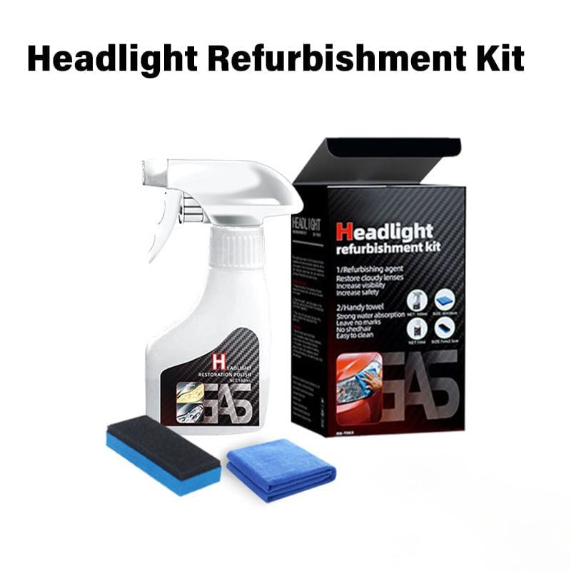 Headlight Restoration  — One Spray Renewal, Instantly Restoring Driving Confidence and Safety Shield 