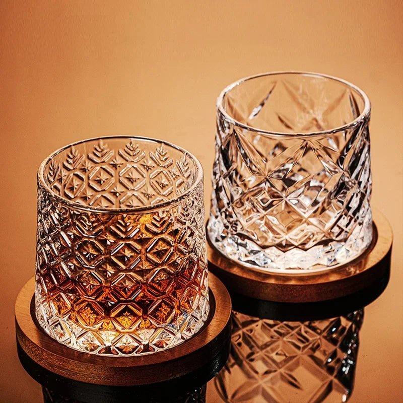 Heavyweight Crystal-Quality Tumblers – Non-Slip Design for Hot and Cold Drinks 