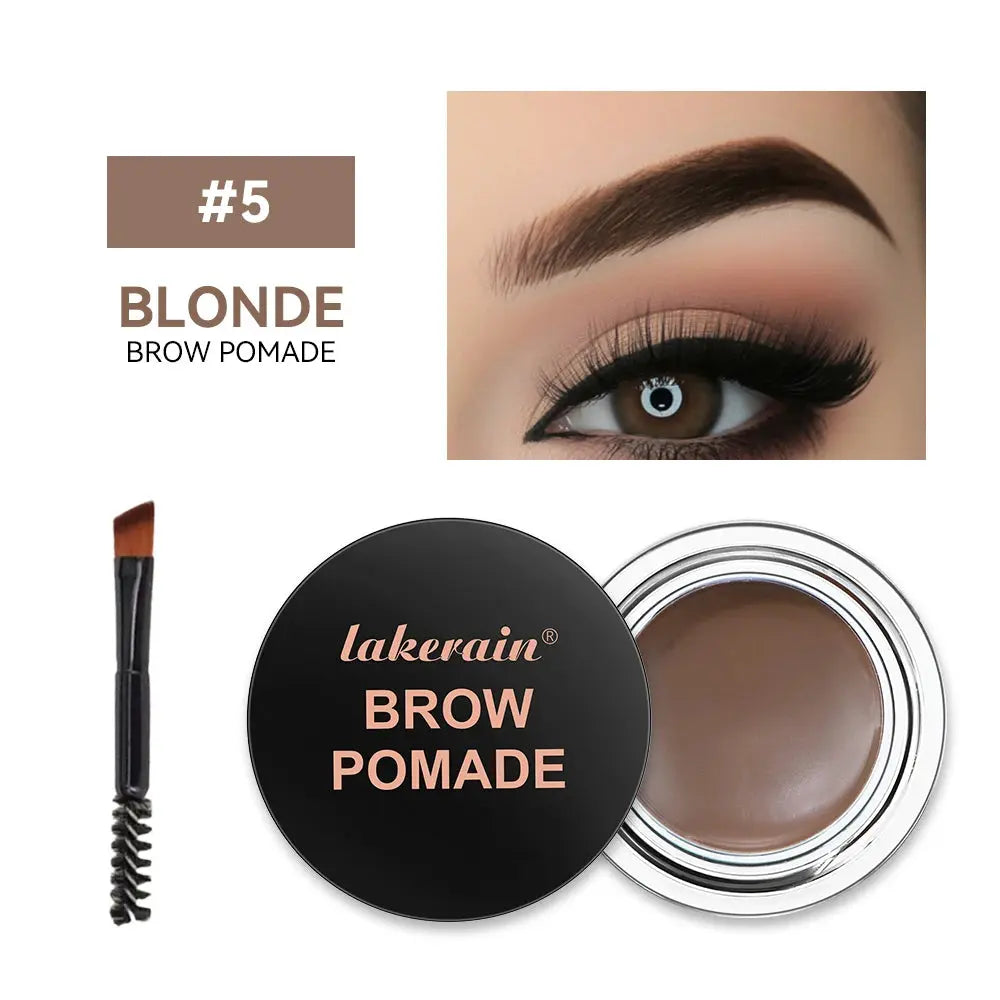 ibcccndc Waterproof Eyebrow Pomade Gel with Brush, 6 Shades dylinoshop