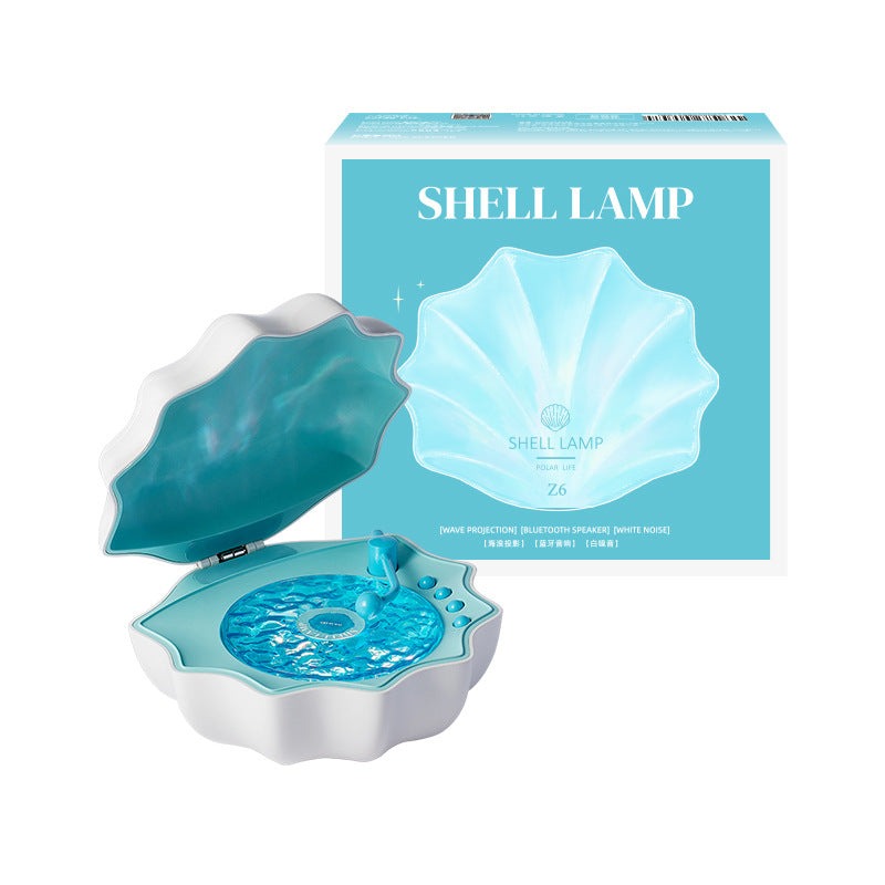 Vinyl Shell Wave Projection Lamp Bluetooth Speaker 