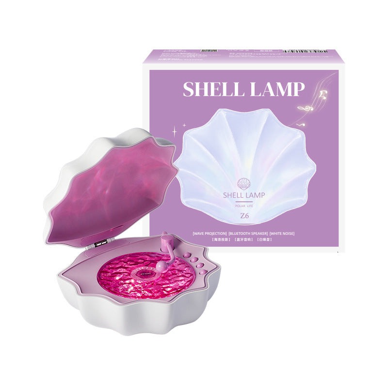 Vinyl Shell Wave Projection Lamp Bluetooth Speaker 