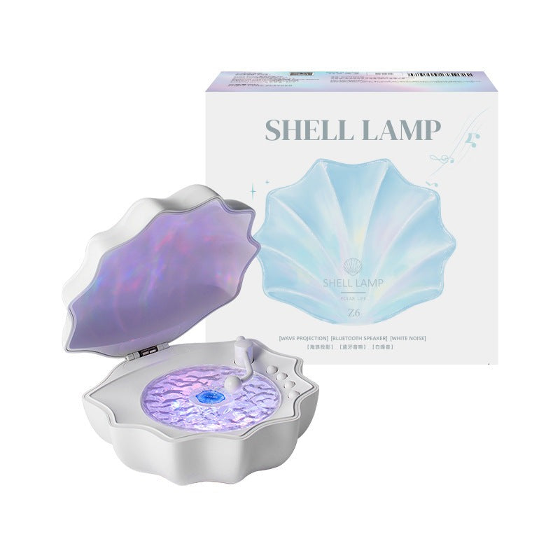 Vinyl Shell Wave Projection Lamp Bluetooth Speaker 