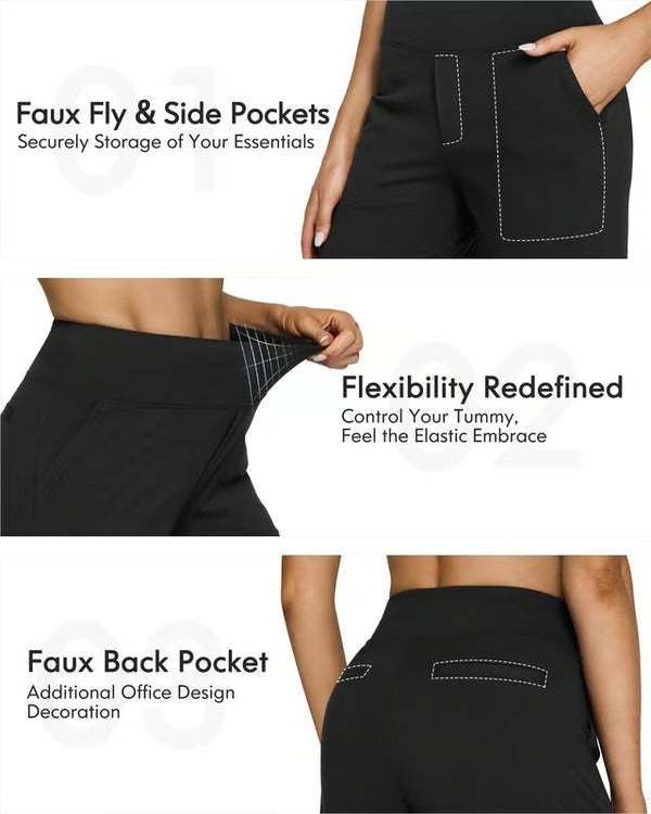 ☀️ Summer Deal!😍Loose High-Waist Business Casual Pants Yoga Pants 