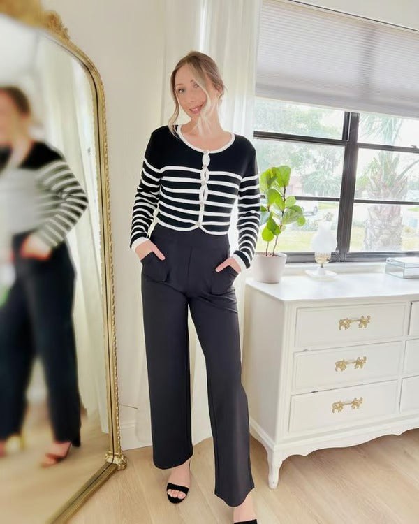 ☀️ Summer Deal!😍Loose High-Waist Business Casual Pants Yoga Pants 