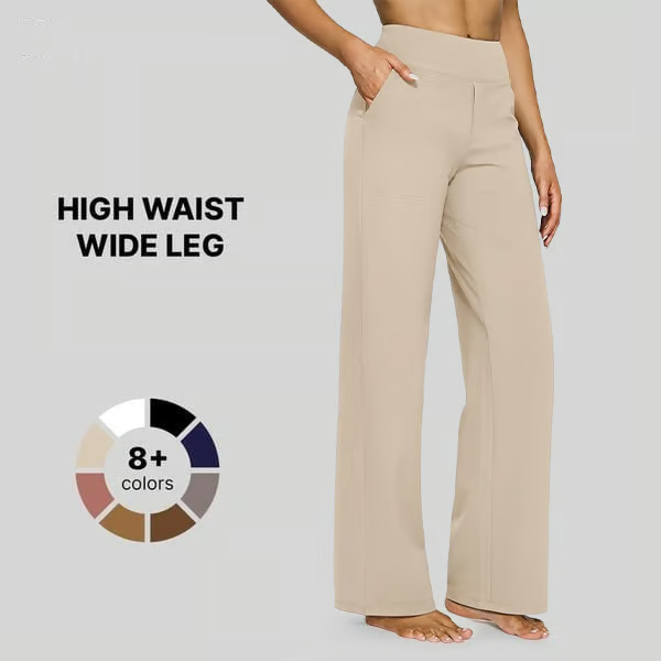 ☀️ Summer Deal!😍Loose High-Waist Business Casual Pants Yoga Pants 