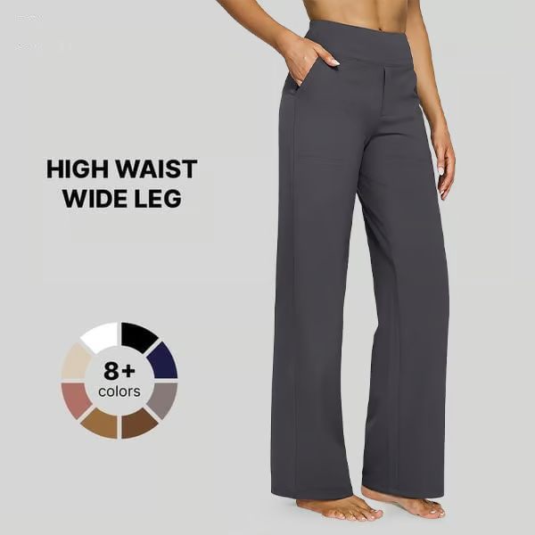☀️ Summer Deal!😍Loose High-Waist Business Casual Pants Yoga Pants 