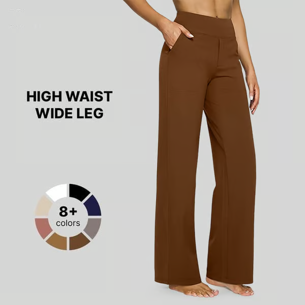 ☀️ Summer Deal!😍Loose High-Waist Business Casual Pants Yoga Pants 