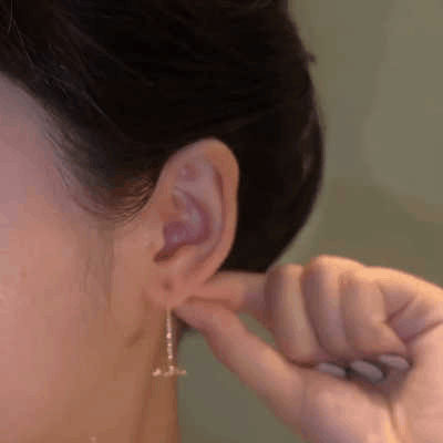Uexim Sparkle Tassel Earrings 