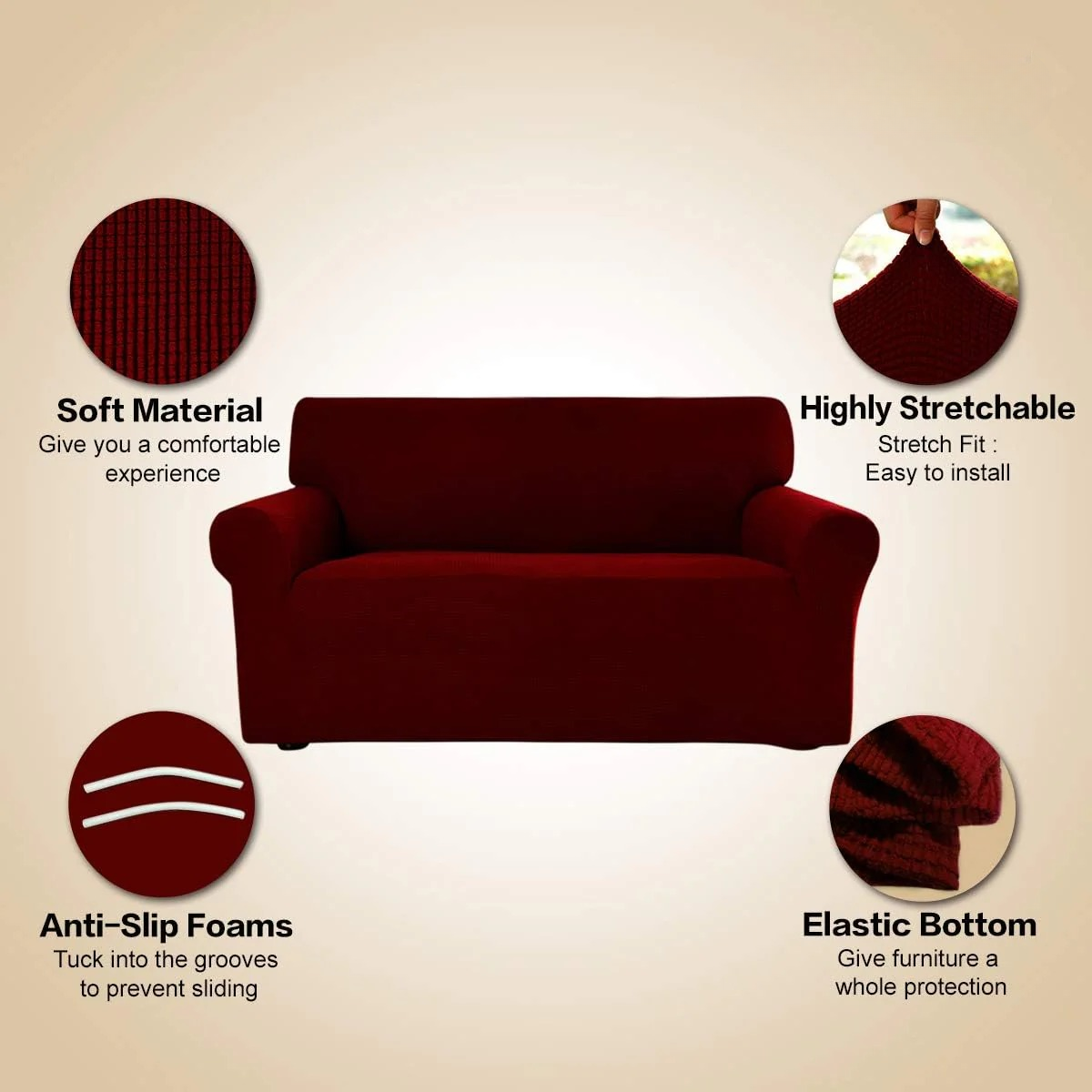 uexim Jacquard Sofa Cover 