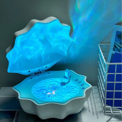 Vinyl Shell Wave Projection Lamp Bluetooth Speaker 