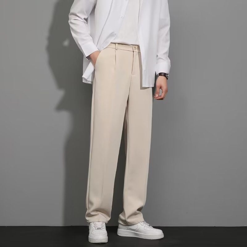 Ivara Breathable Stretch Pants | Elastic Waist, Pockets & Easy-Care Fit 