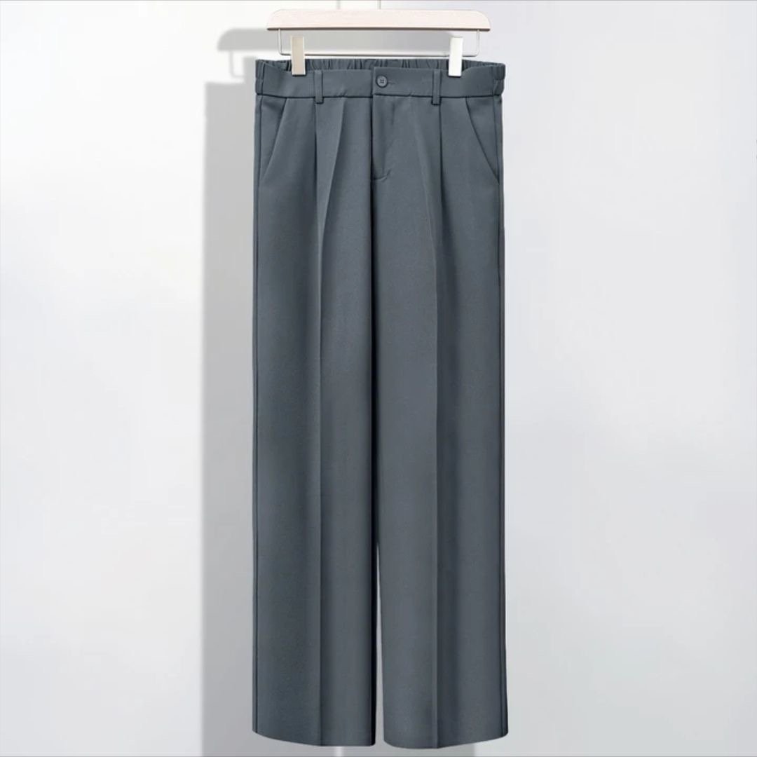 Ivara Breathable Stretch Pants | Elastic Waist, Pockets & Easy-Care Fit 