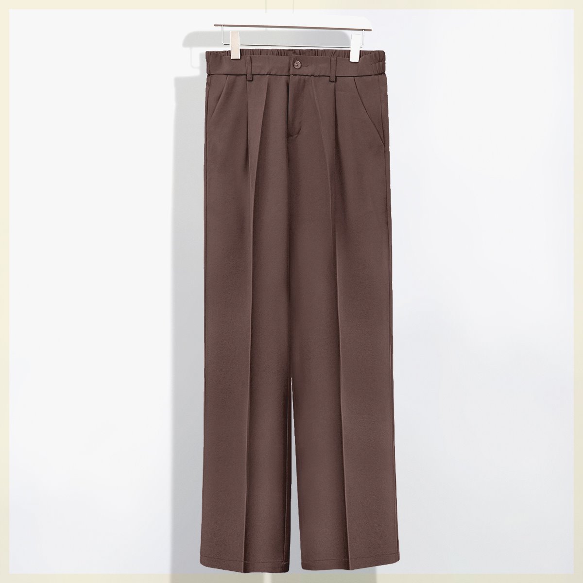 Ivara Breathable Stretch Pants | Elastic Waist, Pockets & Easy-Care Fit 
