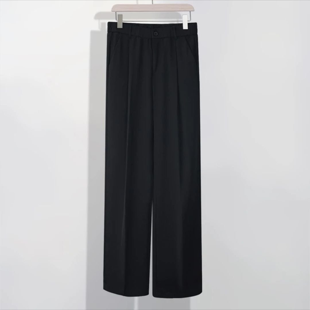 Ivara Breathable Stretch Pants | Elastic Waist, Pockets & Easy-Care Fit 