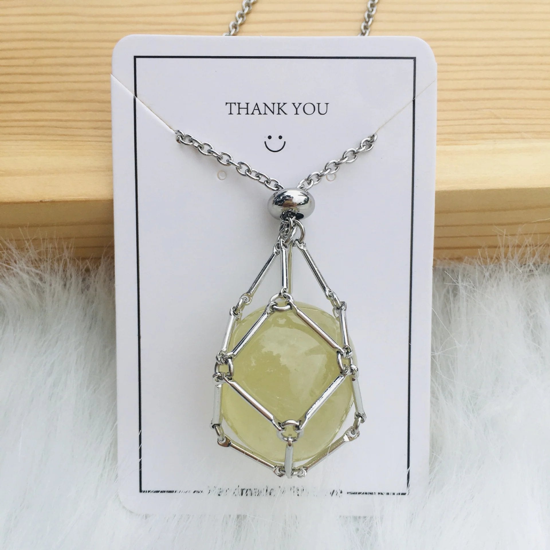 Jewelance Adjustable Necklace | Interchangeable Crystal Cage, Hypoallergenic Copper 