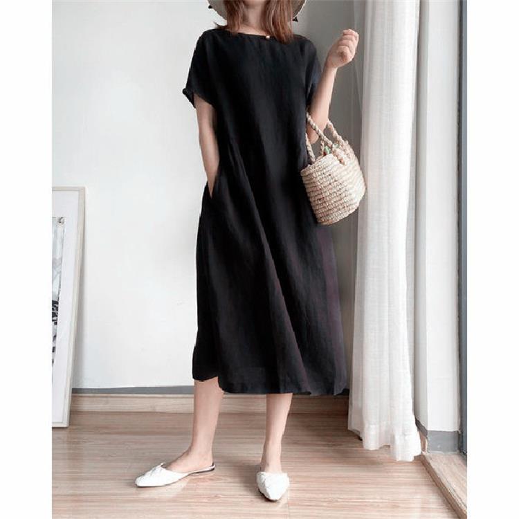 Juniper Linen-Cotton Maxi Dress | Breathable Easy-Care Warm Weather Style 