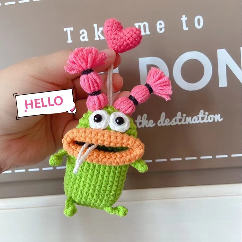 Keepsake Crochet Key Pouch | Yarn Holder for Car Keys & Everyday Keys 