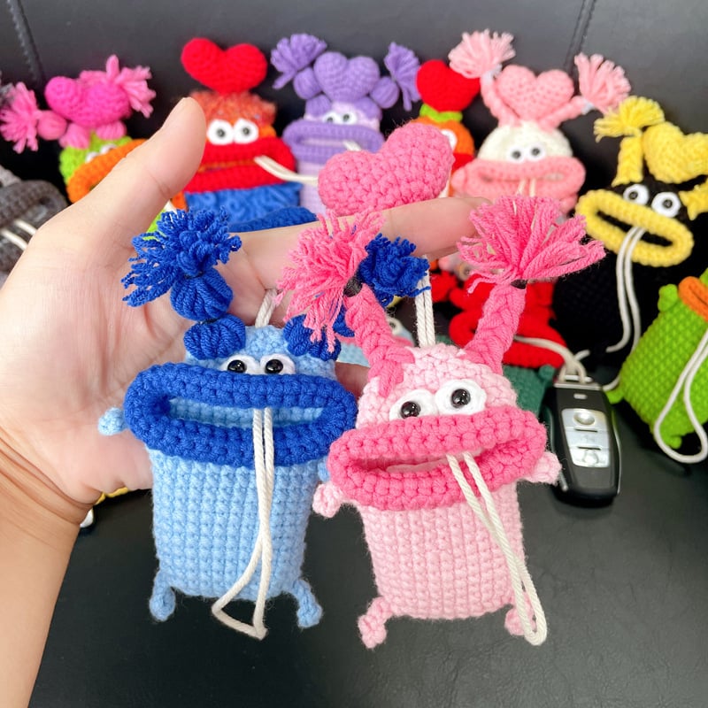 Keepsake Crochet Key Pouch | Yarn Holder for Car Keys & Everyday Keys 