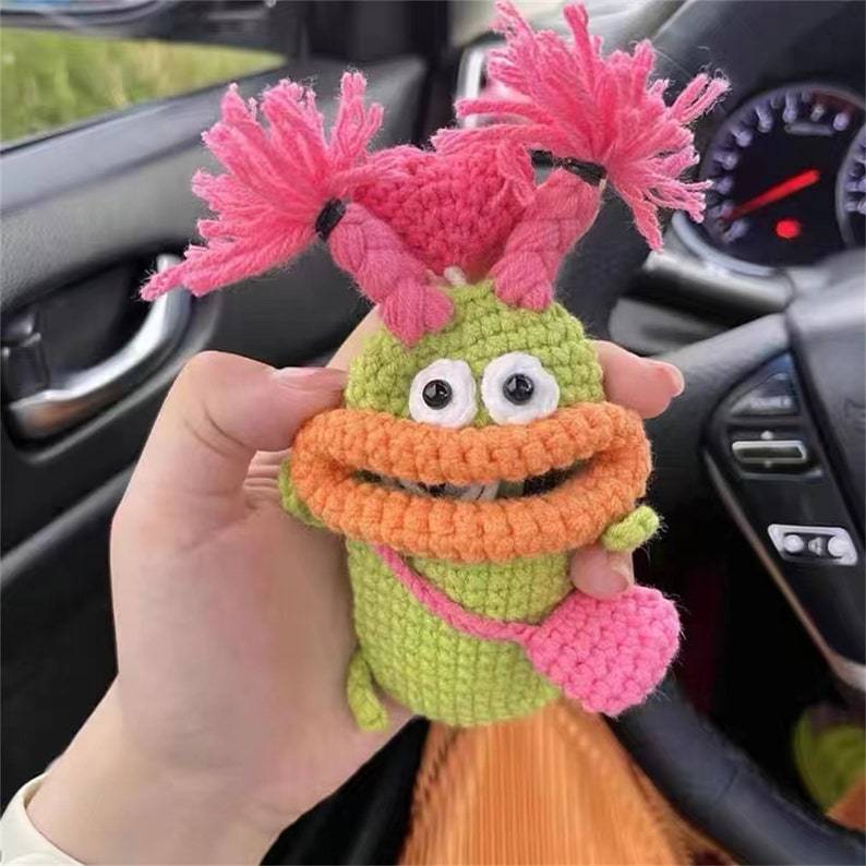 Keepsake Crochet Key Pouch | Yarn Holder for Car Keys & Everyday Keys 