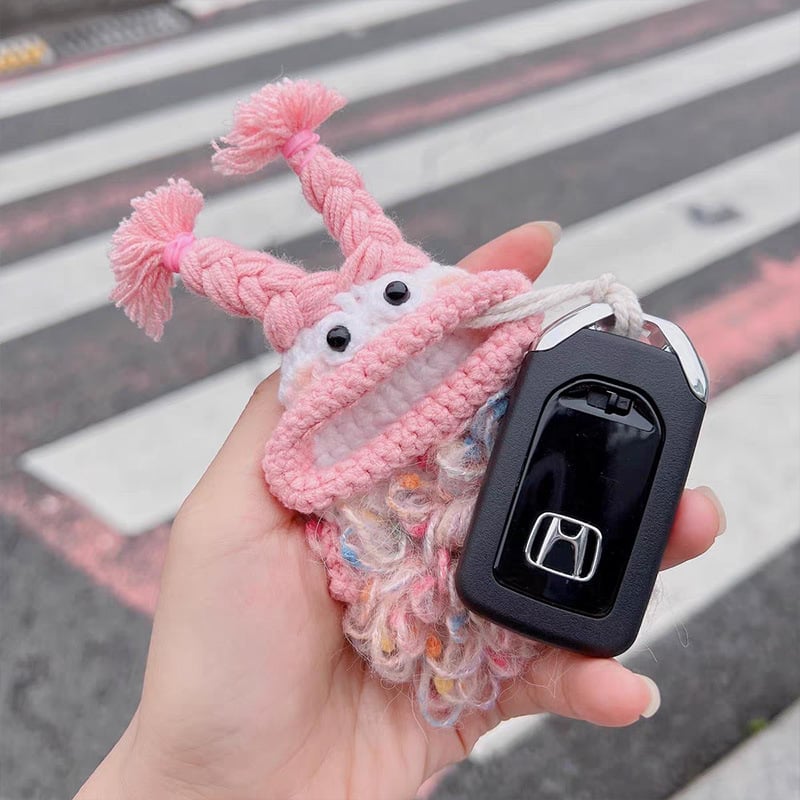 Keepsake Crochet Key Pouch | Yarn Holder for Car Keys & Everyday Keys 