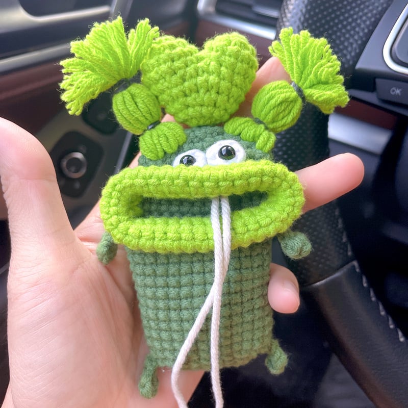 Keepsake Crochet Key Pouch | Yarn Holder for Car Keys & Everyday Keys 