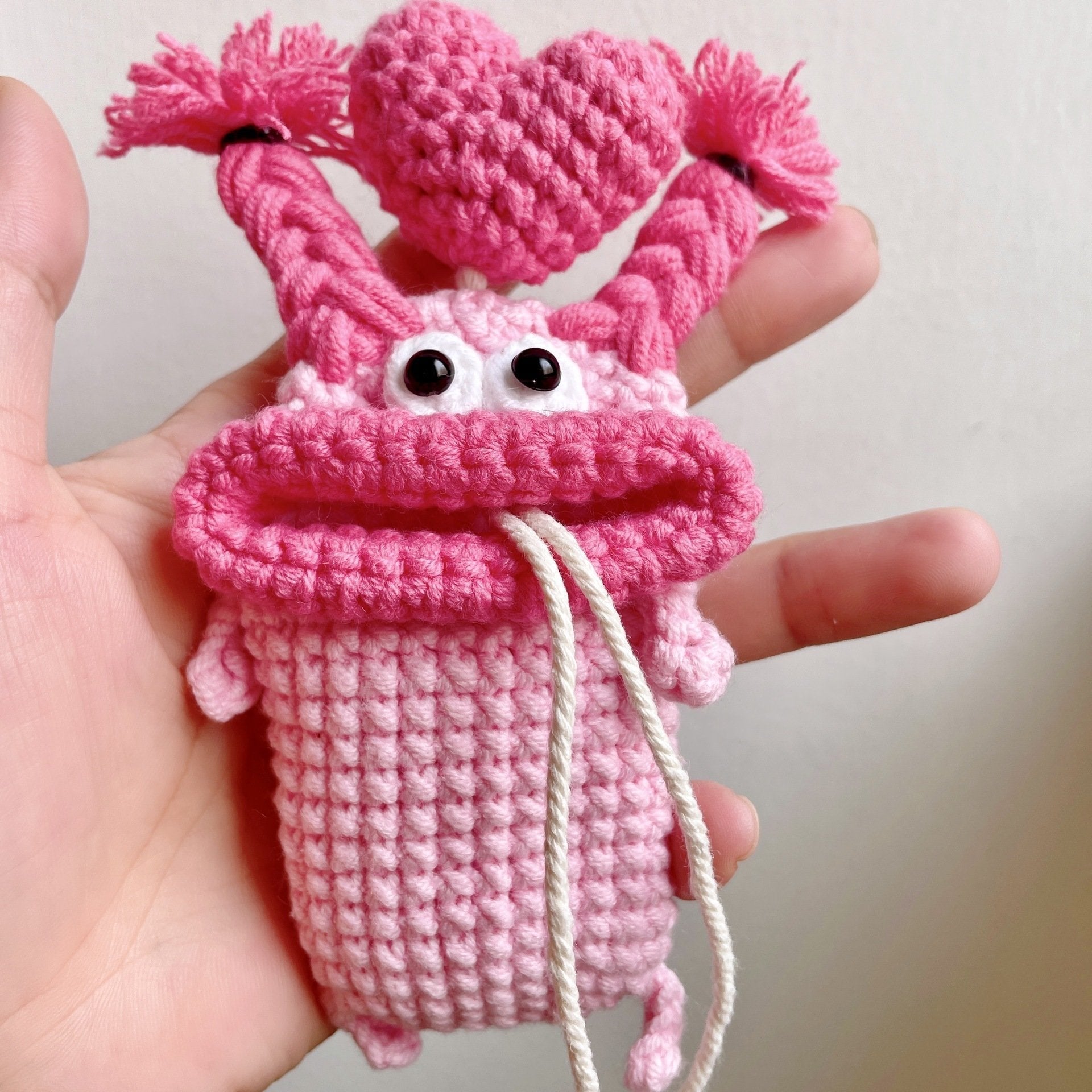 Keepsake Crochet Key Pouch | Yarn Holder for Car Keys & Everyday Keys 