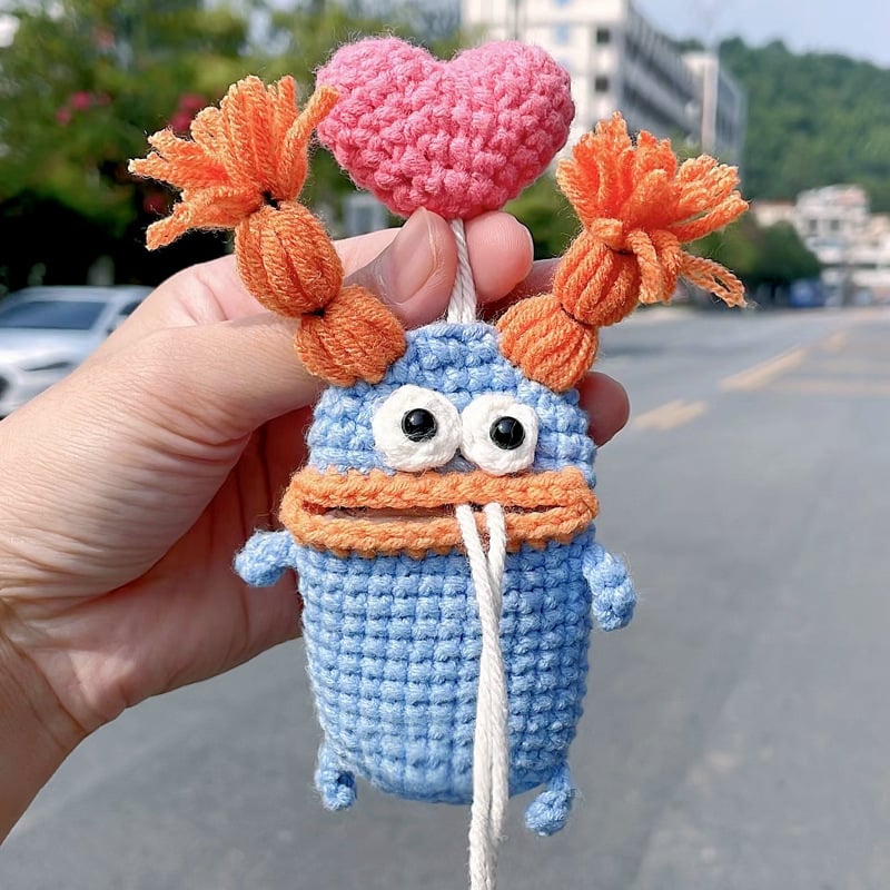 Keepsake Crochet Key Pouch | Yarn Holder for Car Keys & Everyday Keys 