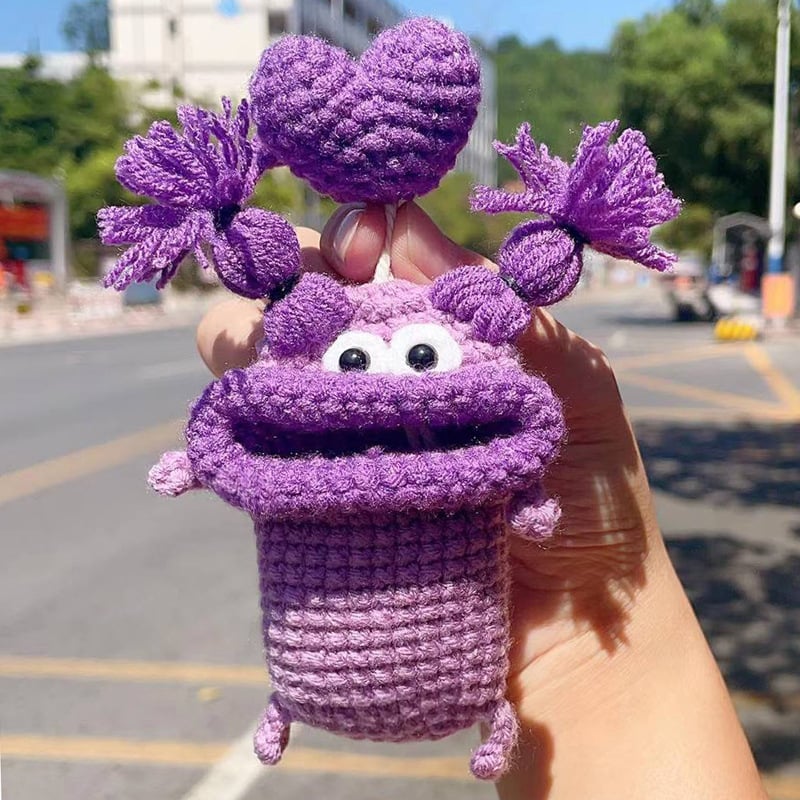 Keepsake Crochet Key Pouch | Yarn Holder for Car Keys & Everyday Keys 