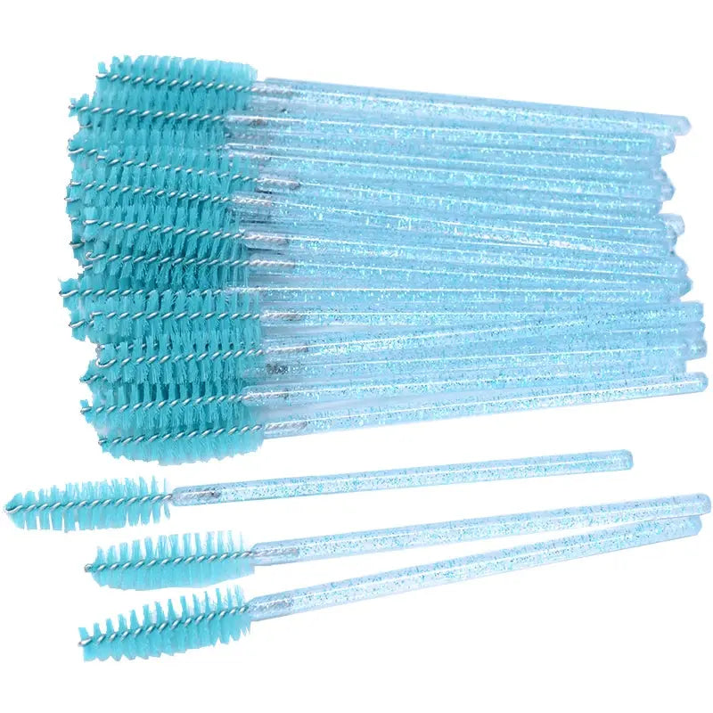 kekelala Crystal Disposable Eyelash & Mascara Wand Brushes, 50-Pack dylinoshop