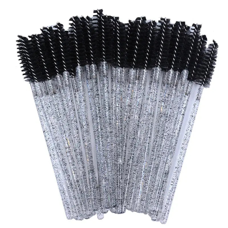 kekelala Crystal Disposable Eyelash & Mascara Wand Brushes, 50-Pack dylinoshop