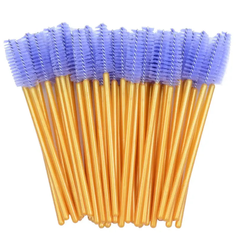 kekelala Crystal Disposable Eyelash & Mascara Wand Brushes, 50-Pack dylinoshop