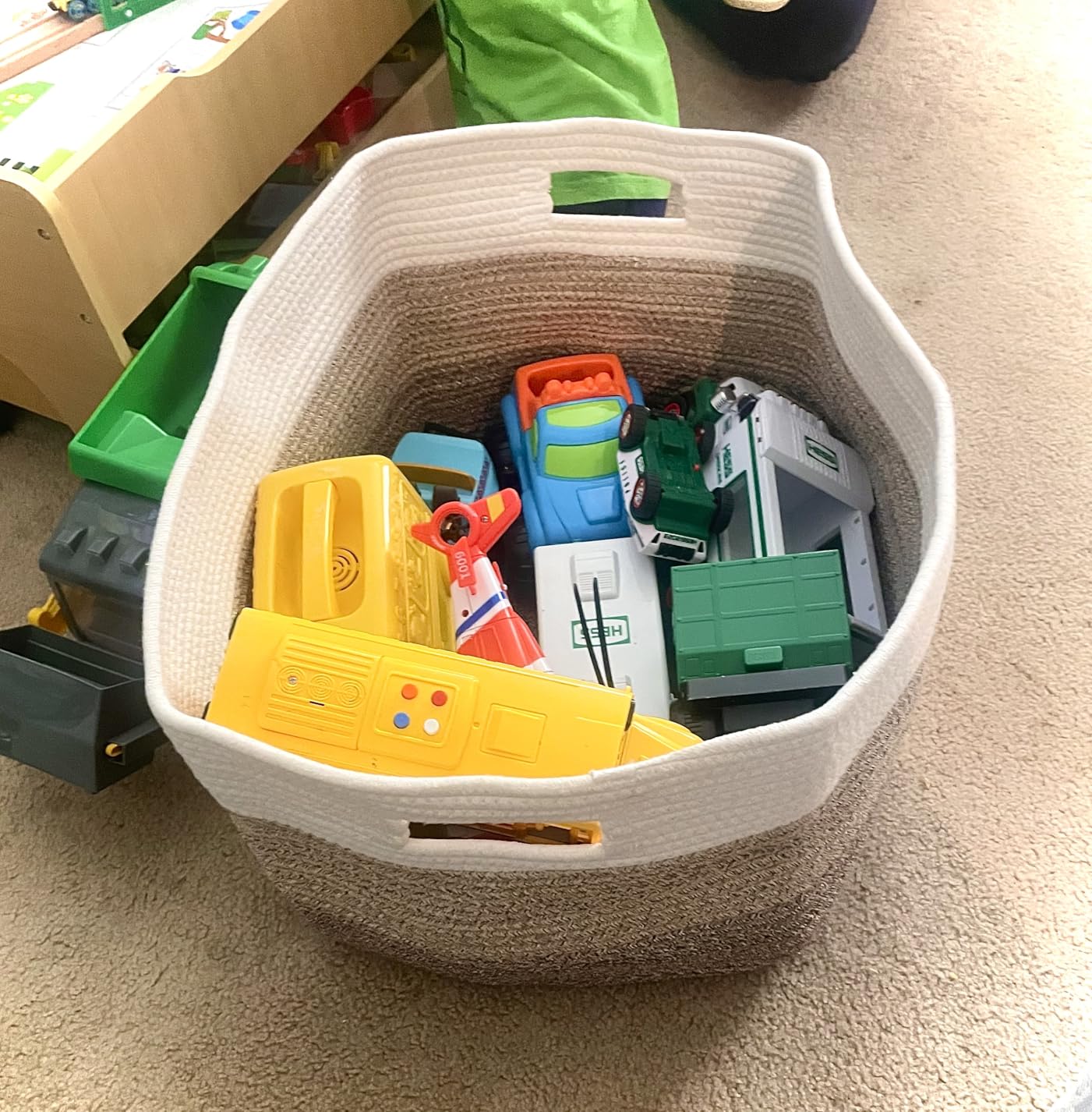 Perfect for toy clutter in living room