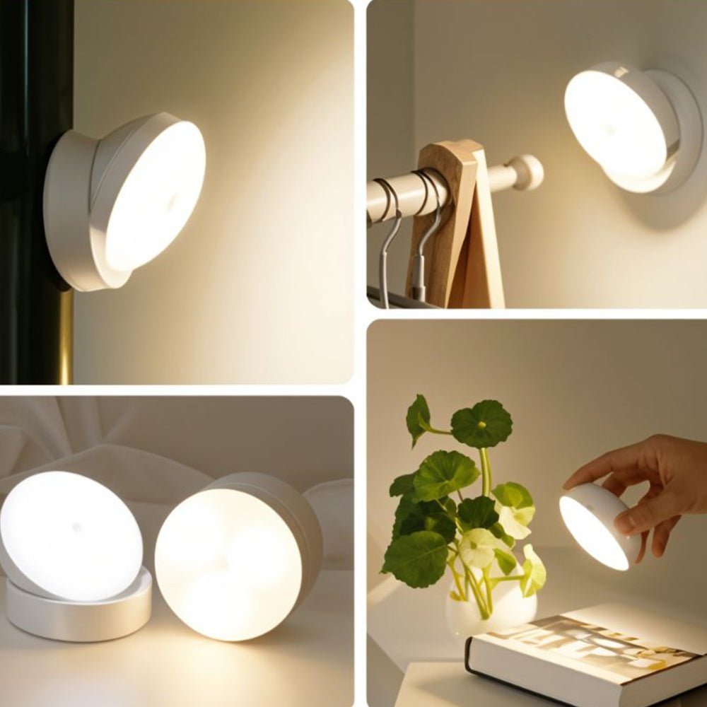 LED Motion Sensor Wall Light – Energy-Efficient Indoor Lighting with Adjustable Direction 