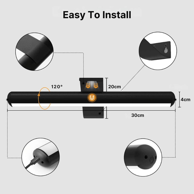 Linea Wireless LED Picture Light | Rechargeable Art Lighting With Remote 