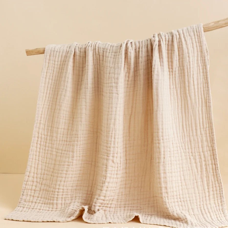 Liora Muslin Cotton Baby Swaddle Blanket – Breathable and Soft for All Stages 