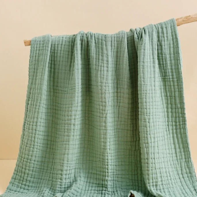Liora Muslin Cotton Baby Swaddle Blanket – Breathable and Soft for All Stages 